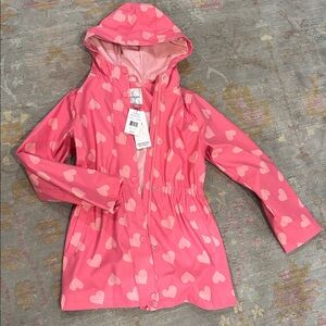 Urban Republic Pink Heart Raincoat